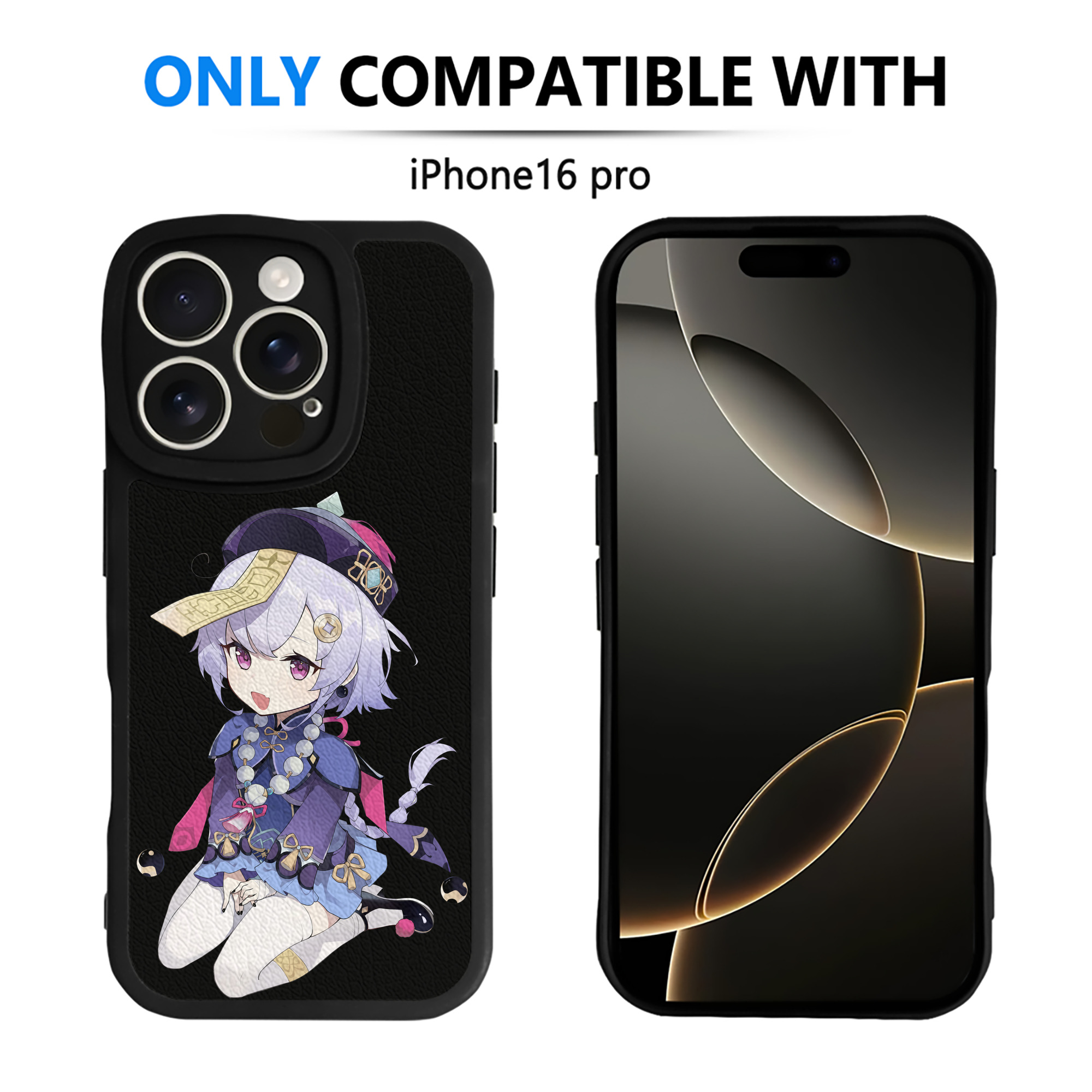げんし神 七七 なな  genshin Nana 【iPhone 16シリーズ対応】シリコンスマホケース（レザー調） 材質：シリコン